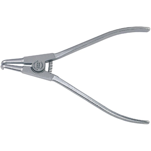 Stahlwille Tools Circlip plier, outside, SizeA 21 L.170mm tool tip-d.1, 8mm head mattchrome plated handles 65464021